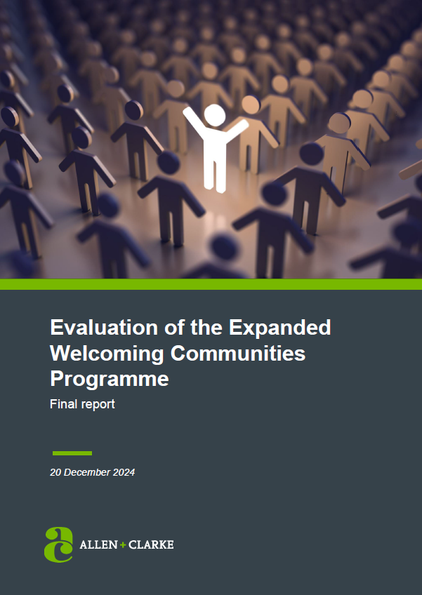 Expanded Welcoming Communities Evaluation Final Report Cover